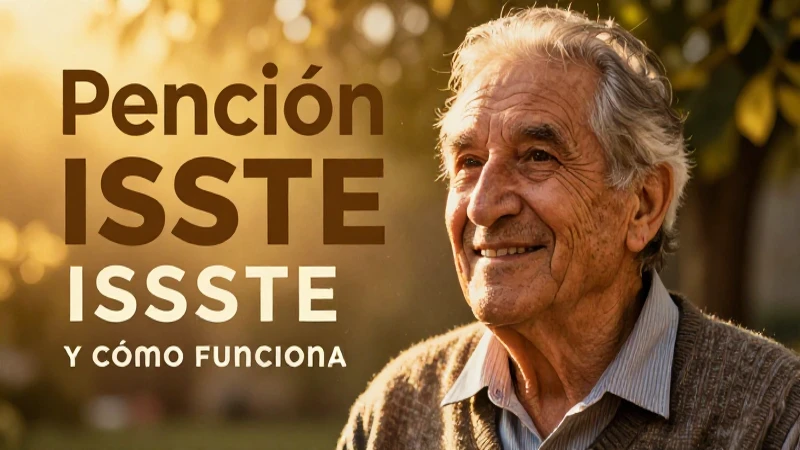 Pension ISSSTE: Requisitos y funcionamiento