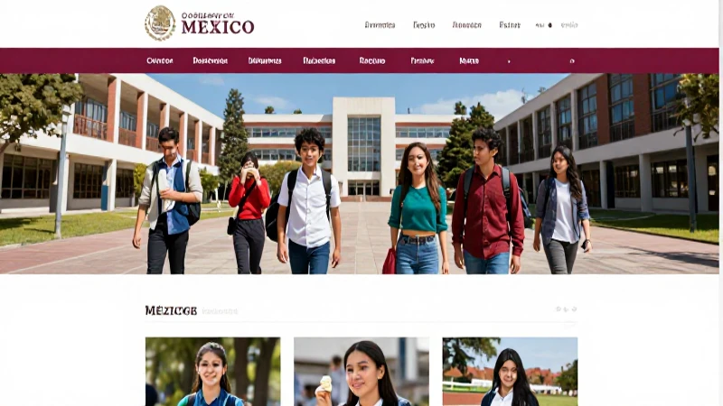 México: gobierno, estudiantes, imagen vibrante