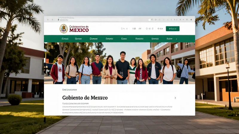 Portal oficial para servicios del gobierno de México