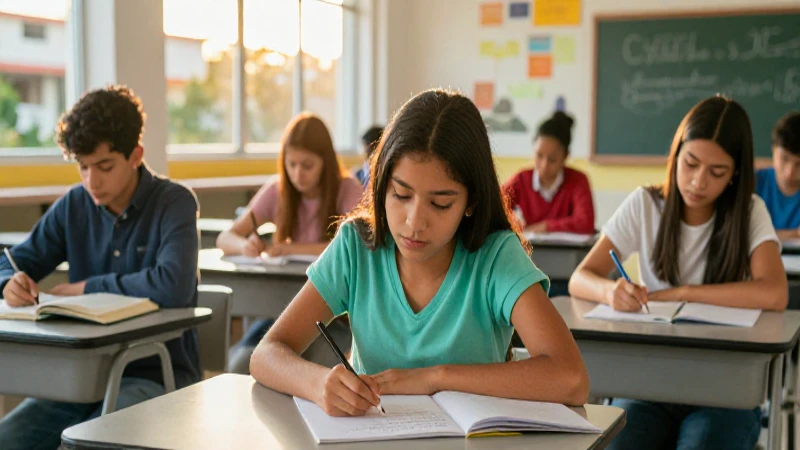 Jóvenes mexicanos estudian en campus moderno
