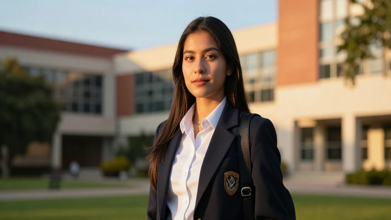 Joven estudiante mexicana simboliza éxito académico