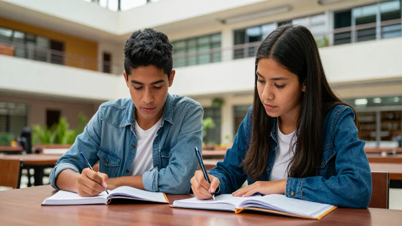 Estudiantes mexicanos estudian con éxito