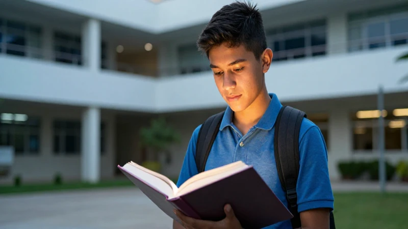 Cómo puedo solicitar la beca Benito Juárez en San Luis Potosí 76 Estudiante mexicano moderno con libro brillante