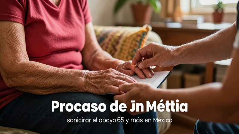 Solicitar apoyo para adultos mayores en México