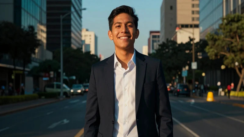 Retrato de profesional mexicano en CDMX