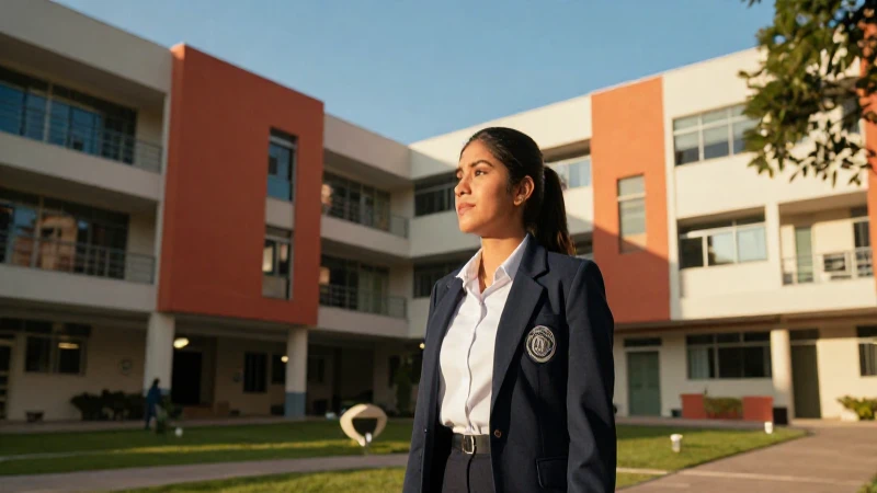 Estudiante mexicano mira un futuro brillante en la universidad