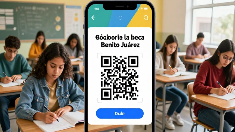 Obtén la beca Benito Juárez fácilmente escaneando el código QR
