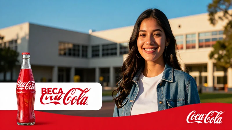 Estudiante mexicano sonríe, solicitud beca Coca-Cola