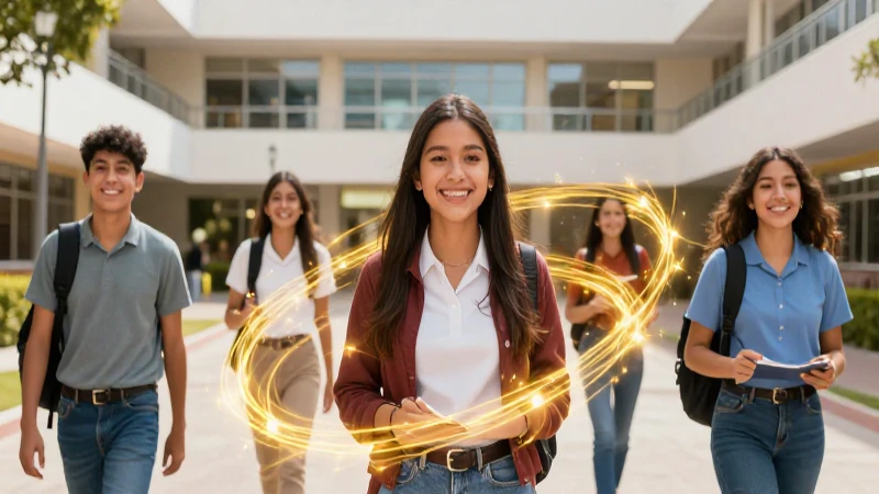 Estudiantes mexicanos brillantes celebran el éxito académico
