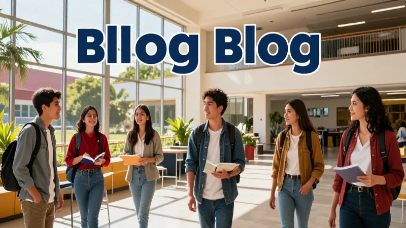 Estudiantes mexicanos modernos en campus soleado