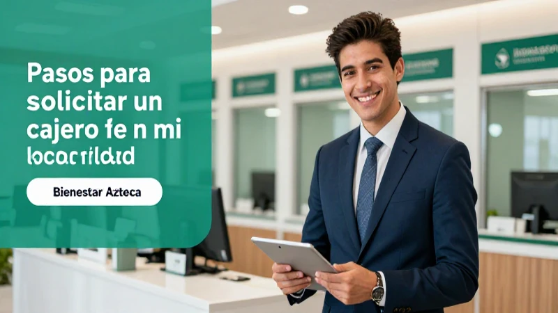 Solicita ser cajero de Bienestar Azteca