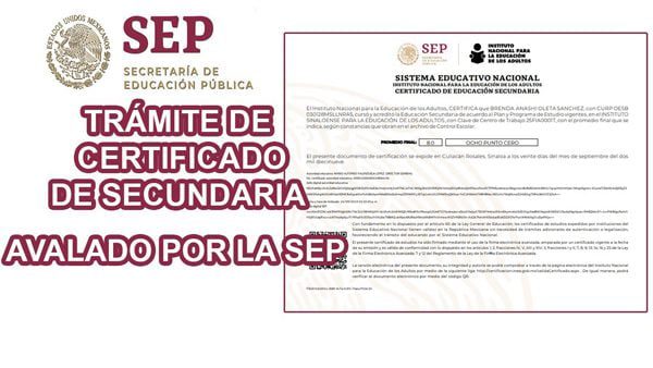 Solicitud de certificado de secundaria en INEA: pasos y requisitos