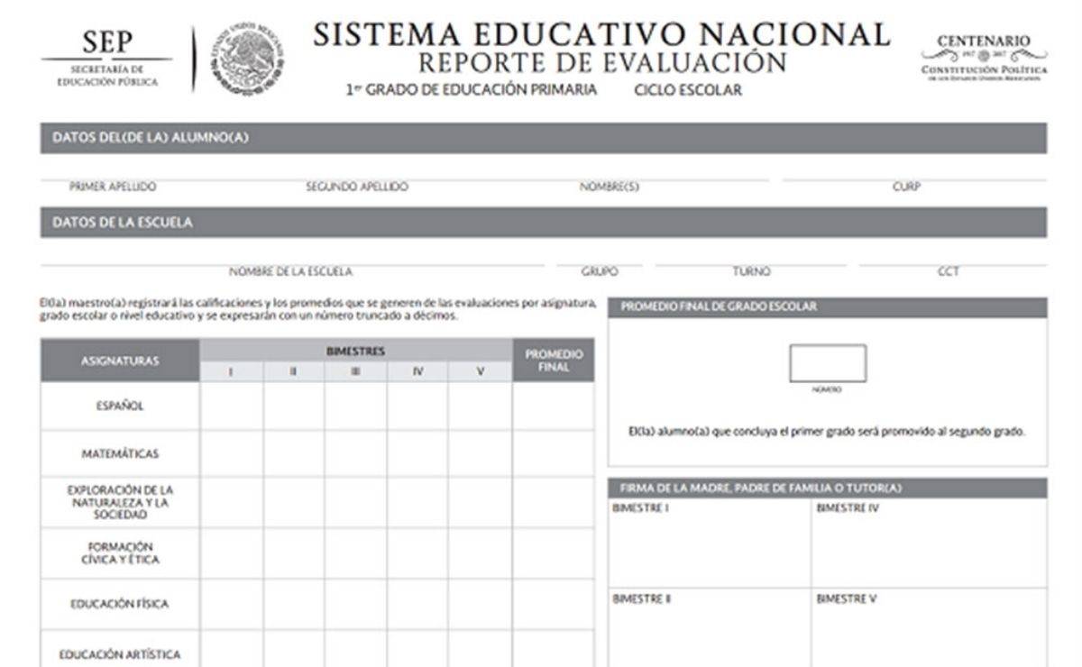 Solicitud de copia de boleta de calificaciones de primaria