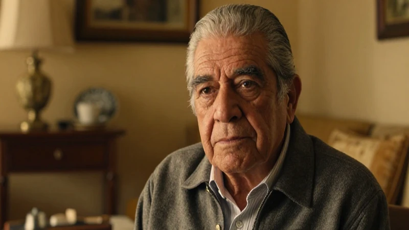 Retrato cinematográfico de anciano mexicano