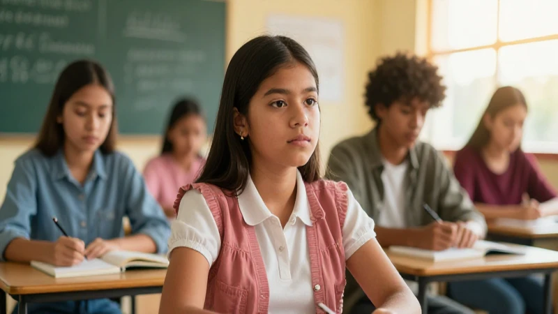 Éxito académico vibrante en aula moderna
