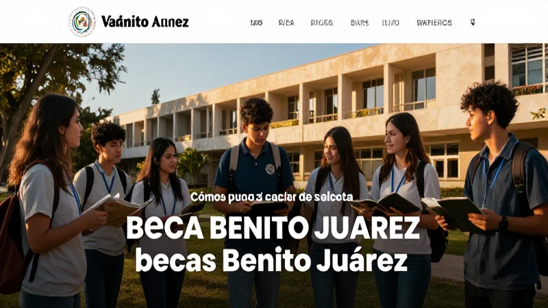 Cómo aplicar y recibir la beca Benito Juárez