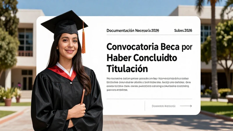Documentos Subes 2026: Becas de titulación