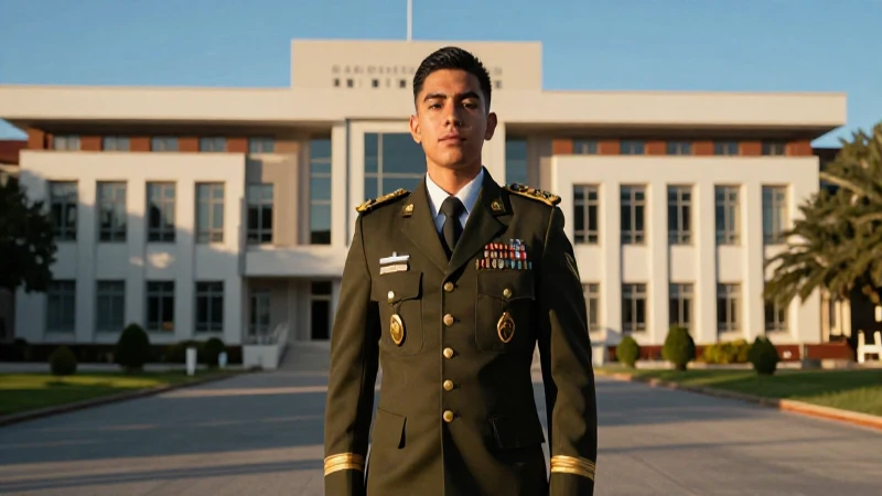 Estudiante mexicano en uniforme, imagen de blog profesional