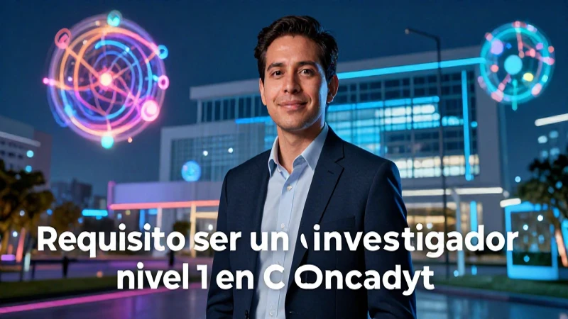 Requisitos y sueldo investigador Conacyt Nivel 1