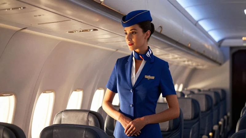 Salario y beneficios de azafatas de vuelo