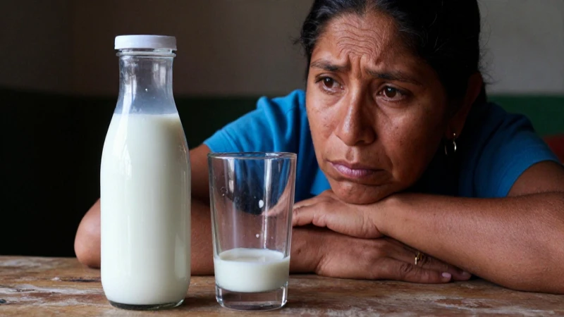 Beneficiarios sufren la suspensión de leche Liconsa