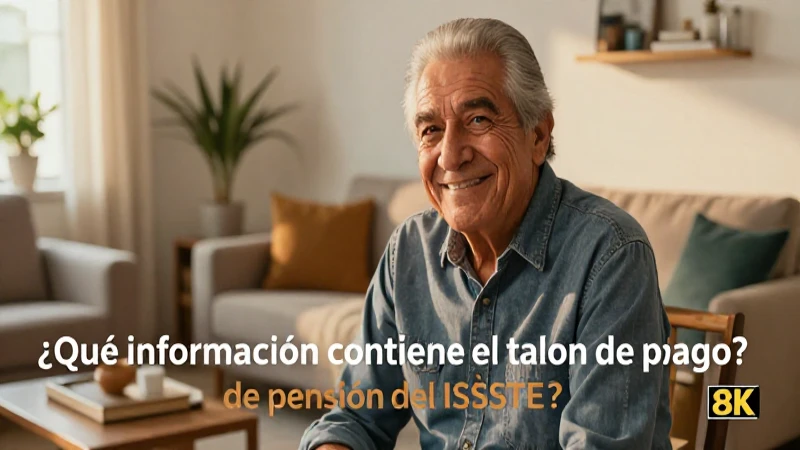 Información sobre talones de pensión ISSSTE