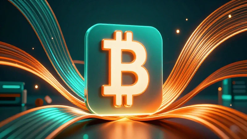 Icono vibrante de criptomonedas, estilo digital moderno