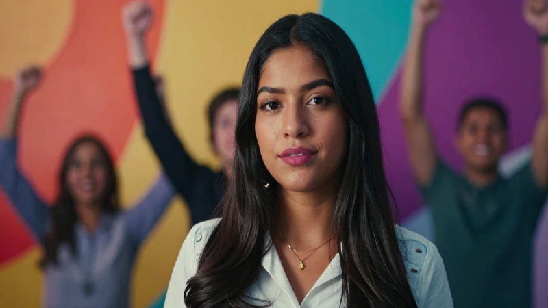 Mujer mexicana empoderada, símbolo de éxito y crecimiento