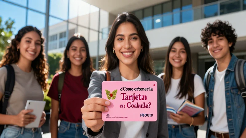 ¿Dónde obtener la Tarjeta Rosa en Coahuila?