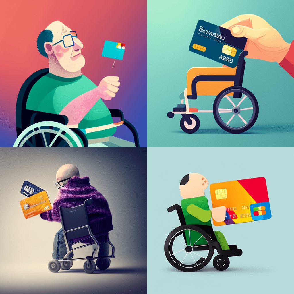 Tarjetas de bienestar para personas con discapacidad en español