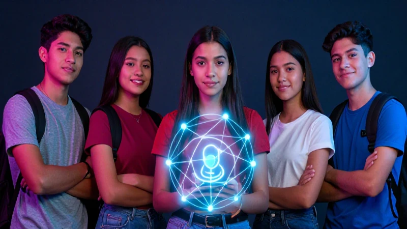 Jóvenes mexicanos digitales, imagen impactante