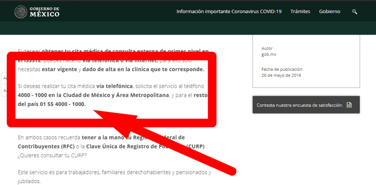 Teléfono de citas del Pension ISSSTE: ¿Cuál es el número de contacto?