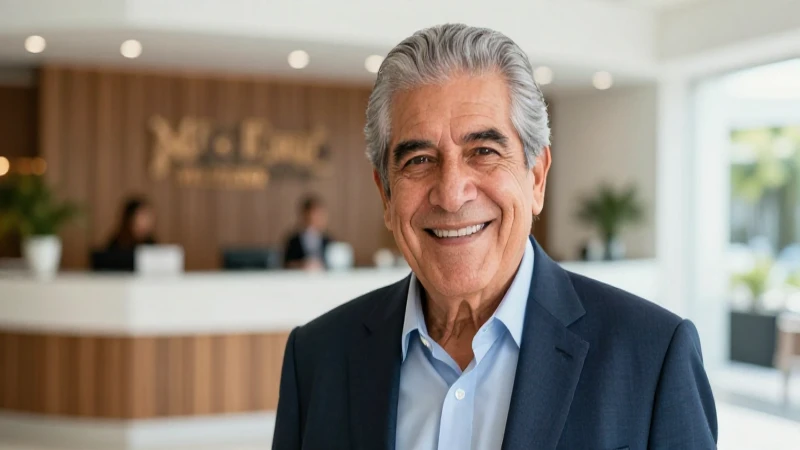 Retrato profesional de hombre mexicano sonriente