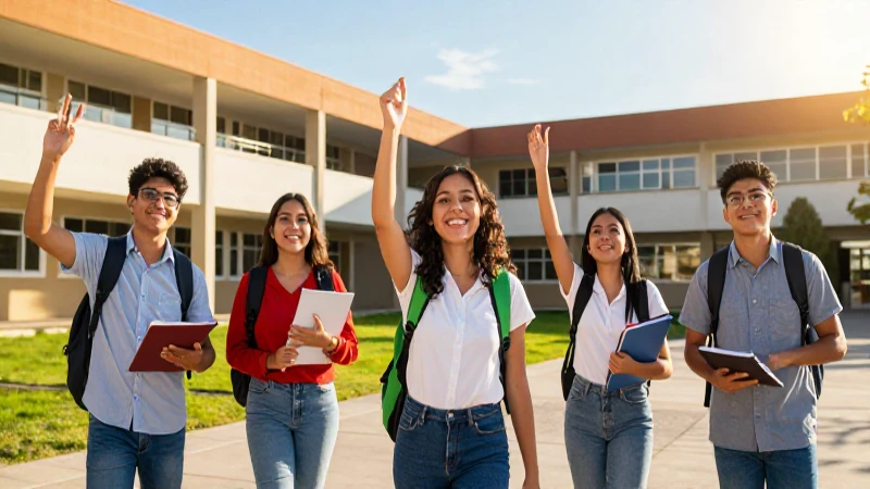 Jóvenes mexicanos celebran su éxito académico