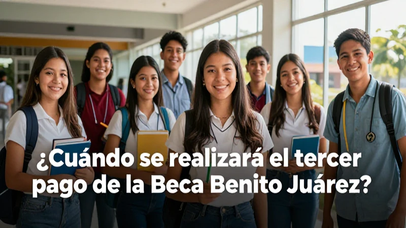 Fecha tercer pago Beca Benito Juárez