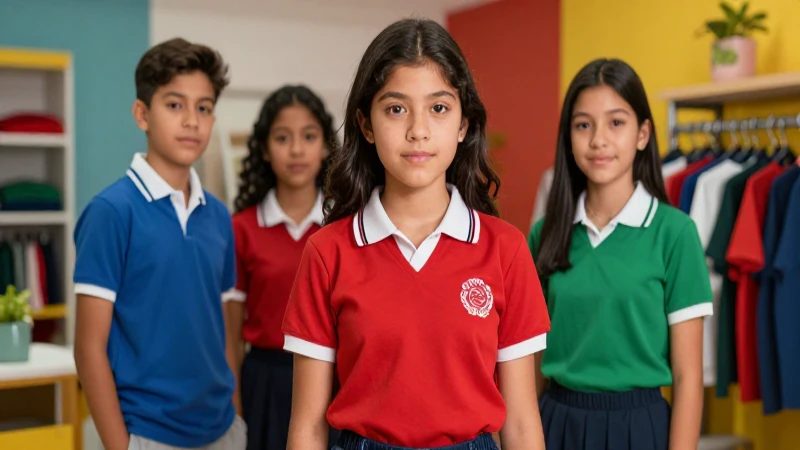 Foto vibrante de estudiante mexicano