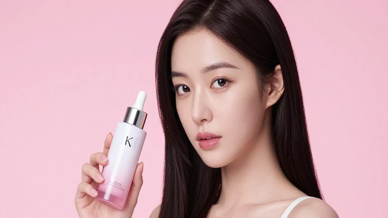 Retrato estético de mujer K-Beauty