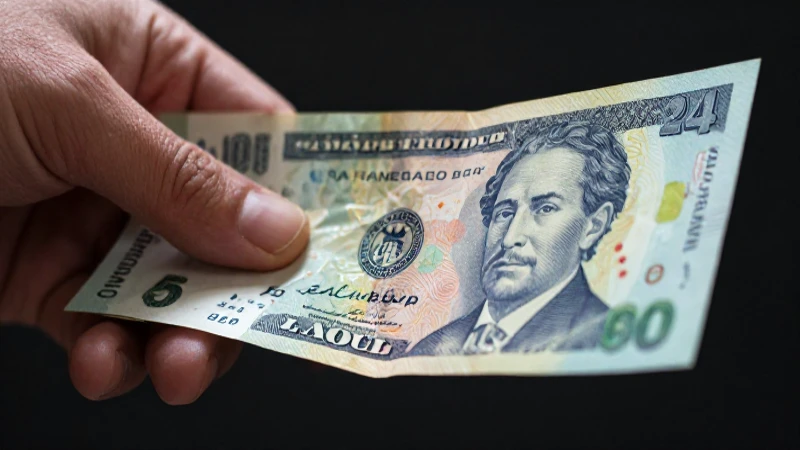 Mano con billete dinámico en alta definición