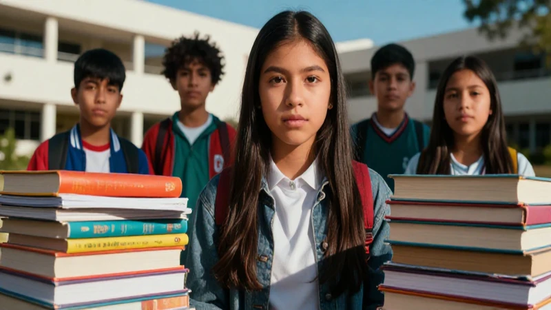 Retrato hiperrealista de estudiante mexicano moderno