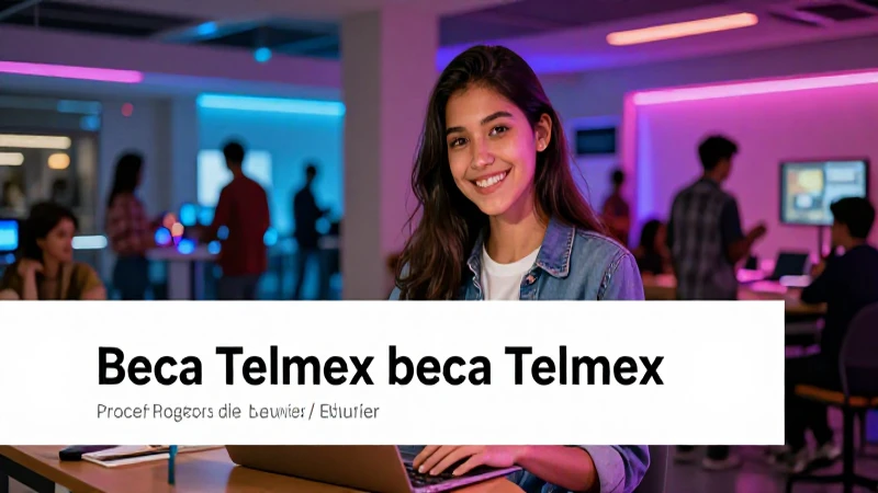 Guía completa para solicitar la beca Telmex