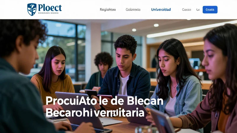 Solicita tu beca universitaria gubernamental hoy