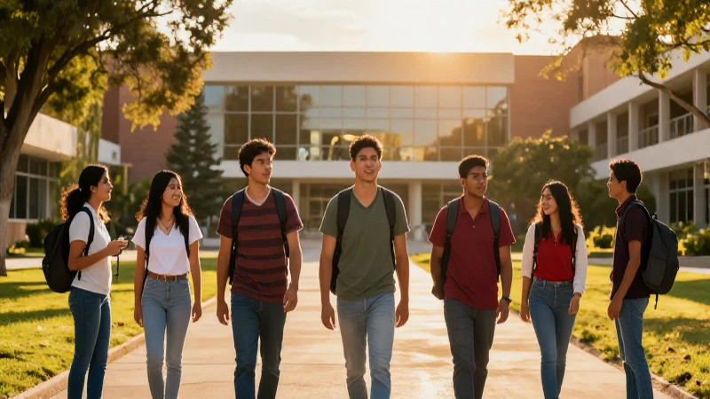Estudiantes mexicanos hallando oportunidades universitarias