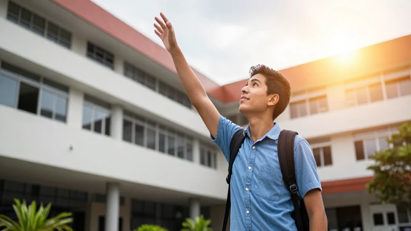 Estudiante mexicano busca luz en universidad