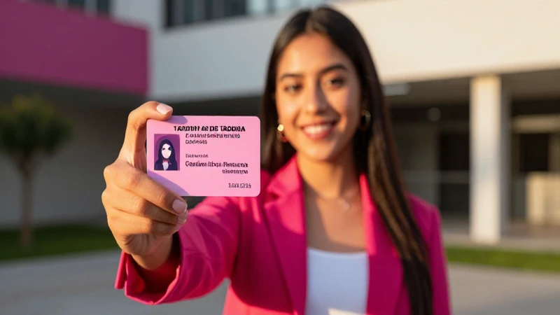 Obtén la tarjeta rosa con beneficios sociales