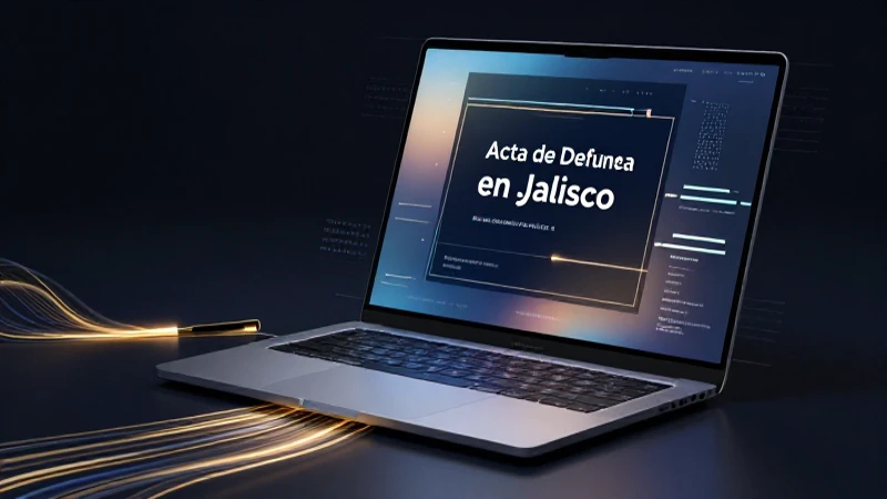 Obtén tu acta de defunción en línea en Jalisco