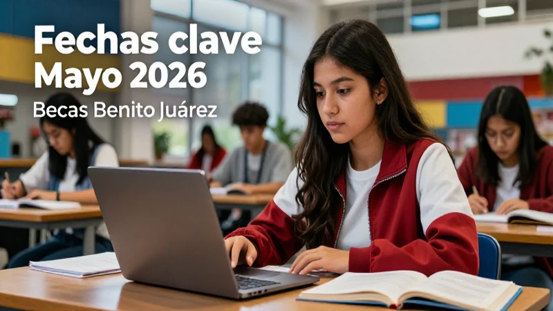 Trámites y fechas Becas Benito Juárez 2026