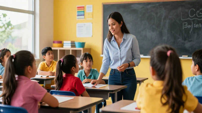 Clase moderna y vibrante de tutoría mexicana