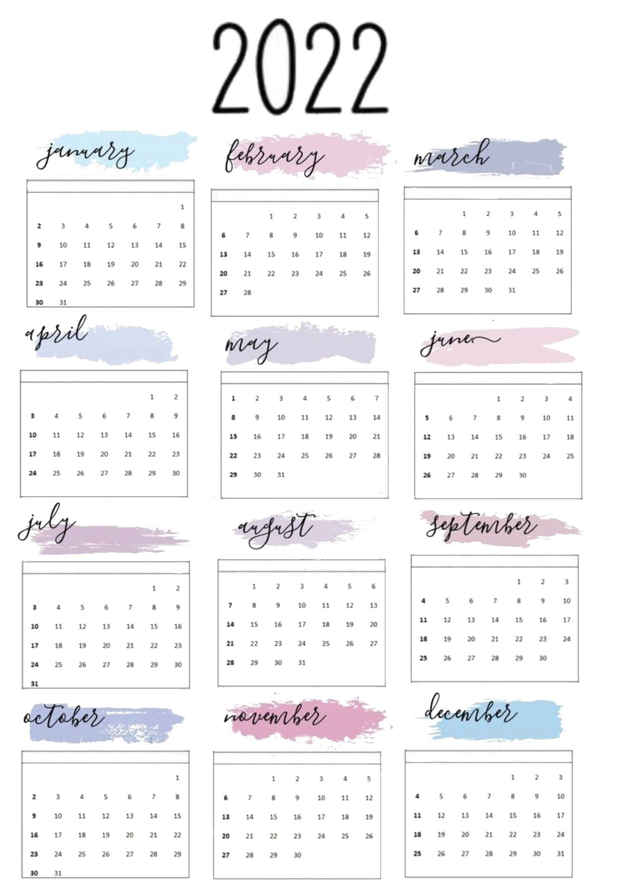 Tutorial: Calendario en letra de forma correcta y legible