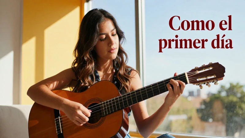 Practicar acordes de guitarra en luz cálida