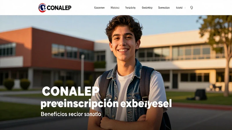Preinscripción CONALEP: paso clave para tu futuro